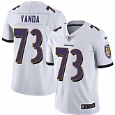 Nike Baltimore Ravens #73 Marshal Yanda White NFL Vapor Untouchable Limited Jersey,baseball caps,new era cap wholesale,wholesale hats